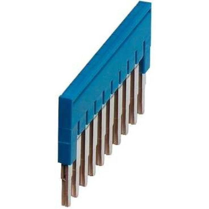 Mostek grzebieniowy 10‑torowy 2,5mm2 niebieski NSYTRAL210BL /10 szt./ - obrazek 1