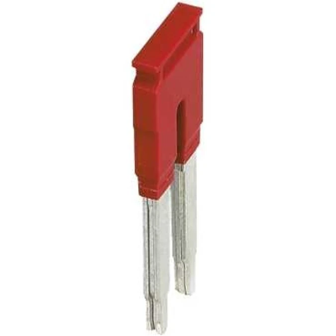 Mostek grzebieniowy 2‑torowy 10mm2 czerwony NSYTRAL102 /10 szt./ - obrazek 1