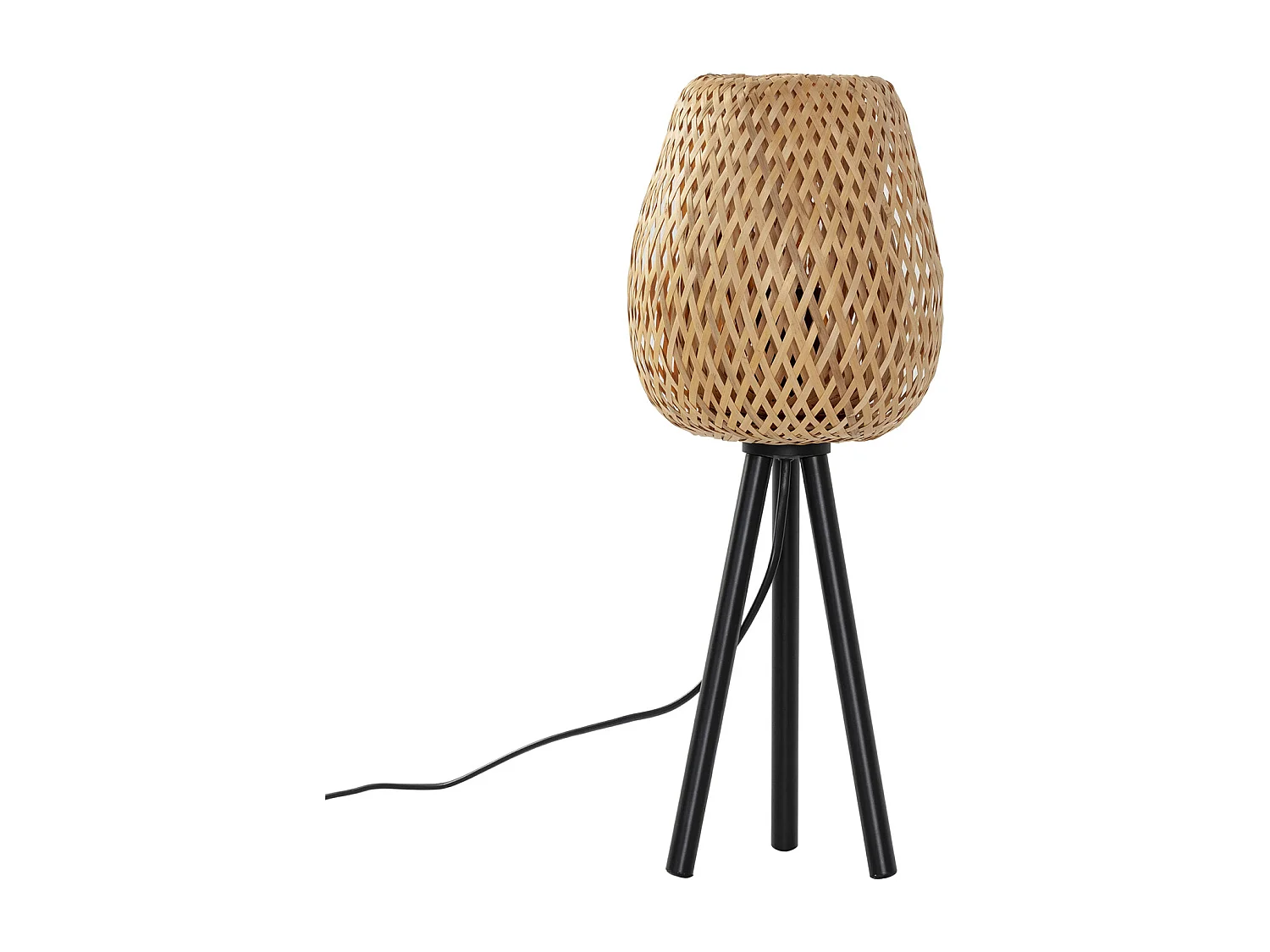 Lampa stołowa Tara z bambusa, średnica 43,5 cm. 684285 - obrazek 1