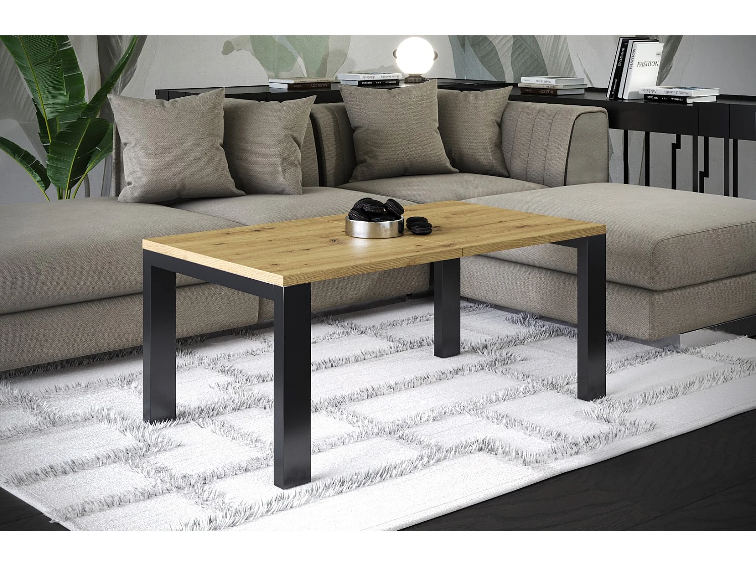 Ława GAROLD 120x80 dąb artisan 1052695 - obrazek 1
