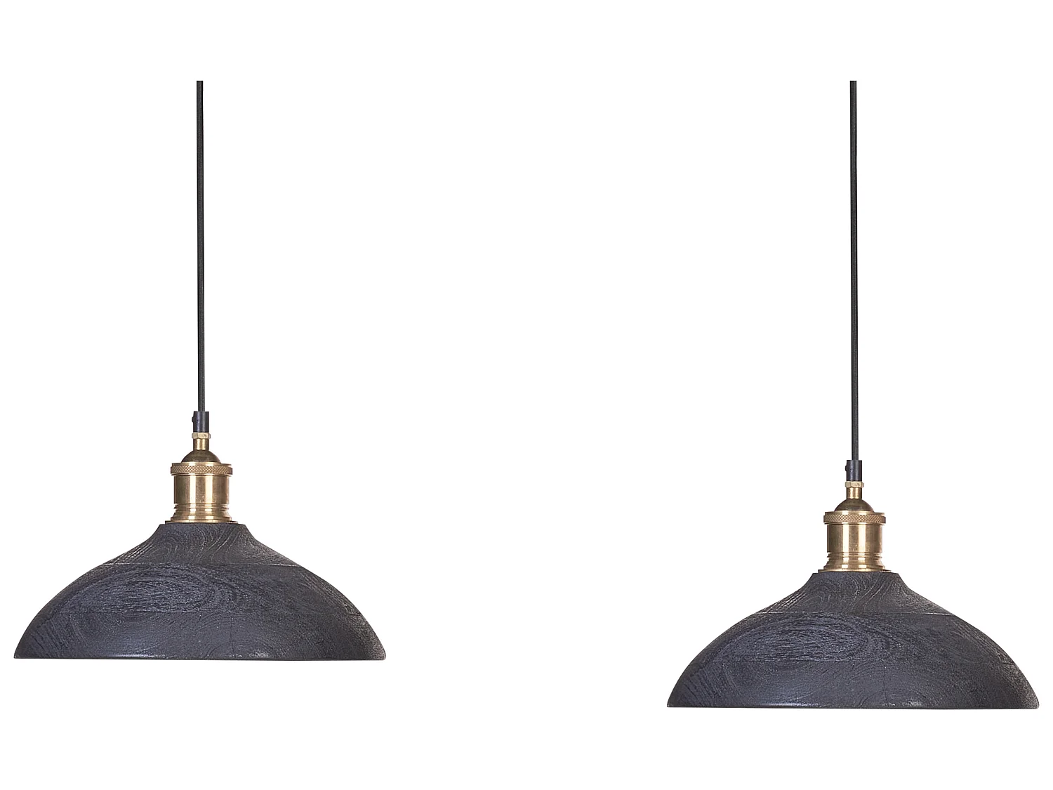 Lampa wisząca CHEYYAR Drewno Czarny 1630261 - obrazek 1