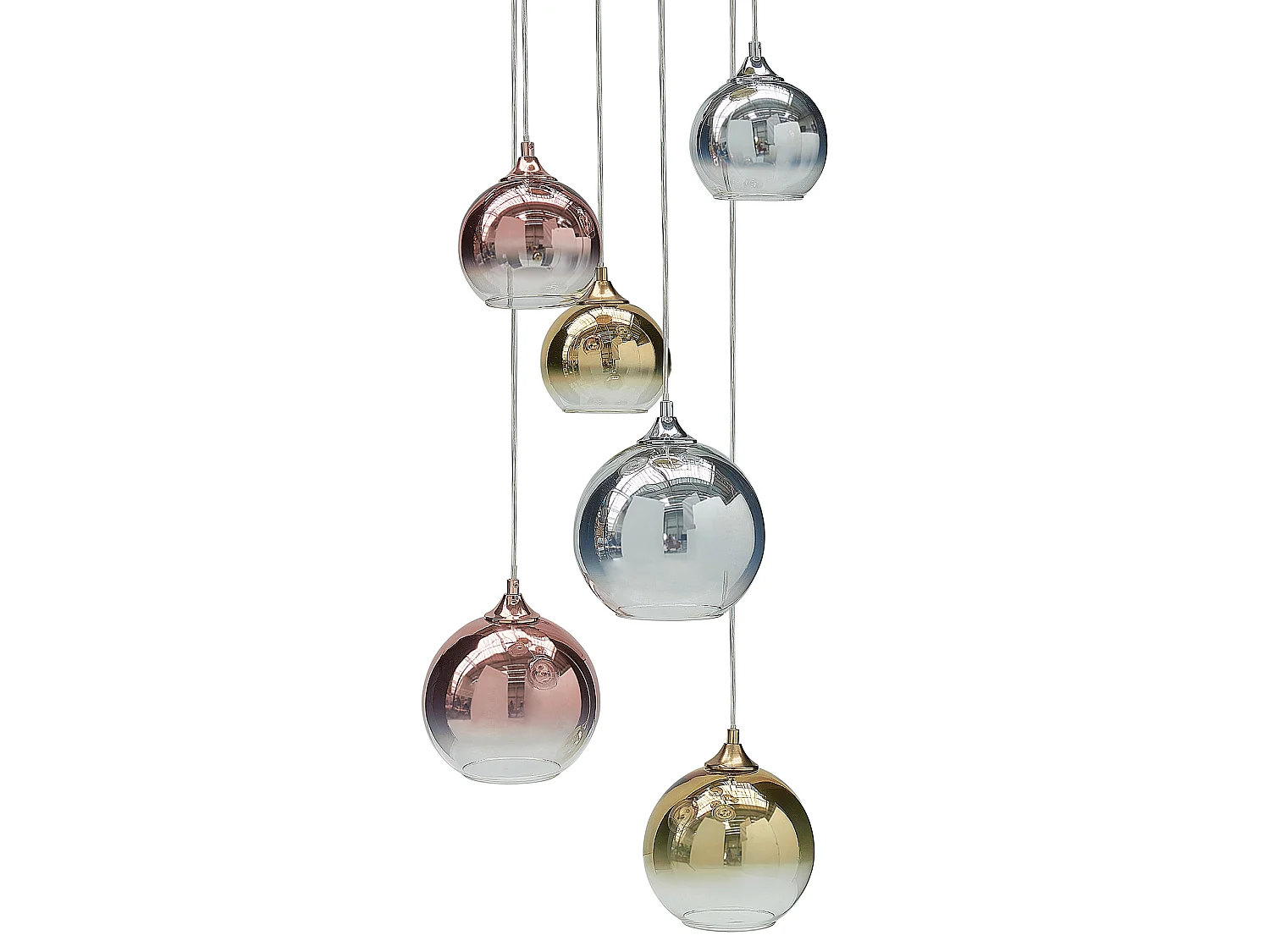 Lampa wisząca TOOMA Szkło Mosiężny 1659003 - obrazek 1