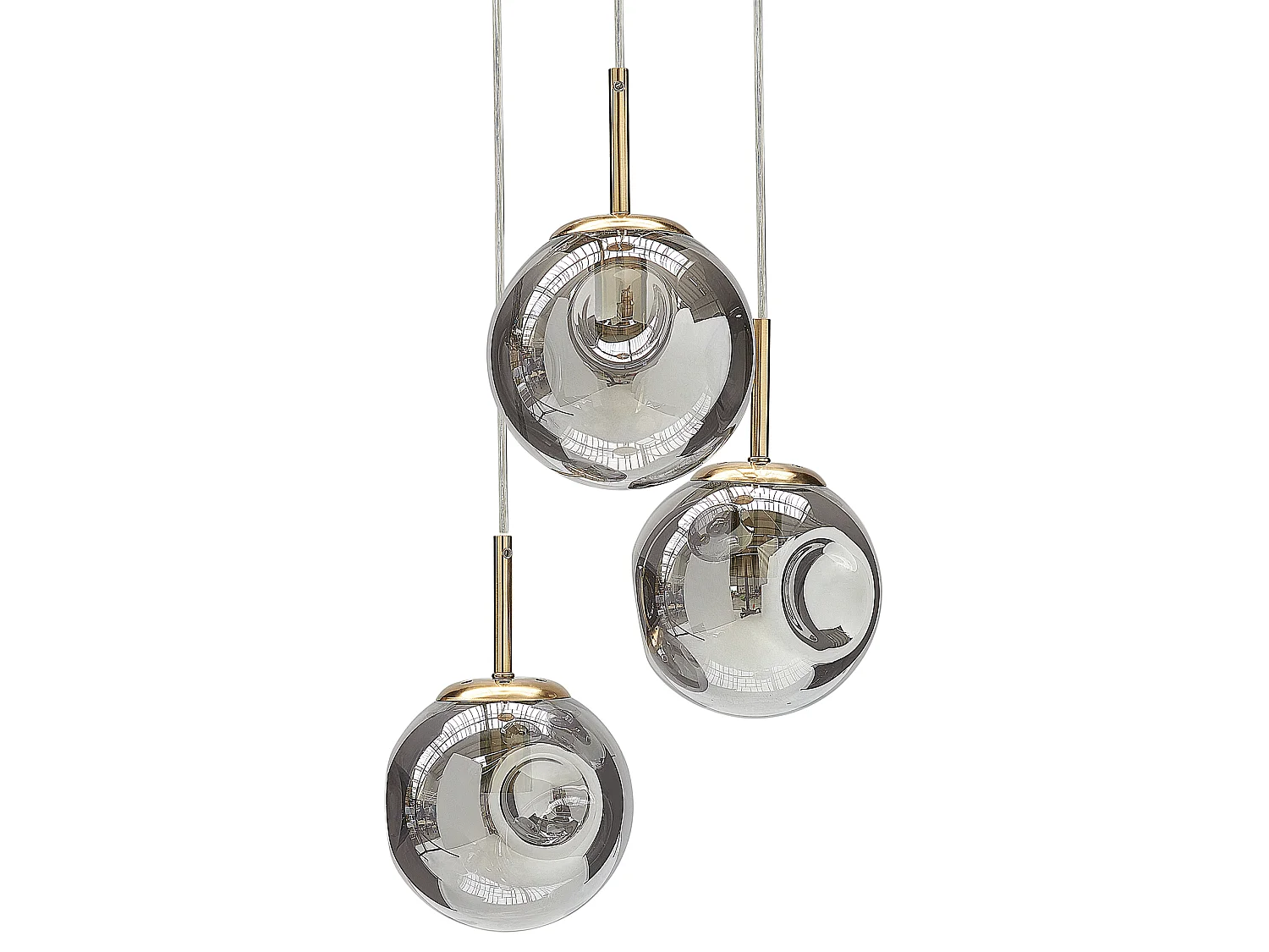 Lampa wisząca RALFES Szkło Mosiężny 1659013 - obrazek 1