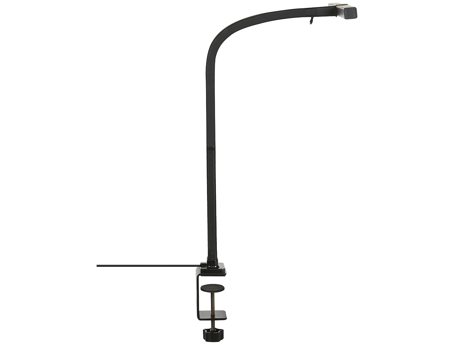 Lampa biurkowa zaciskowa AURIGA Z czujnikiem ruchu Metal Czarny 1667473