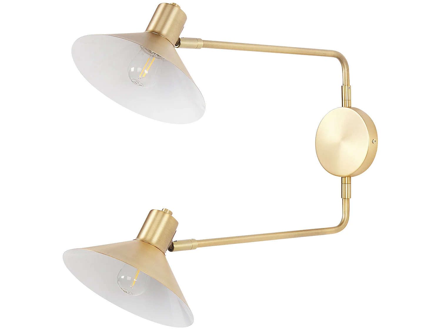 Lampa ścienna KADASSA Regulowana Metal Złoty 1868833