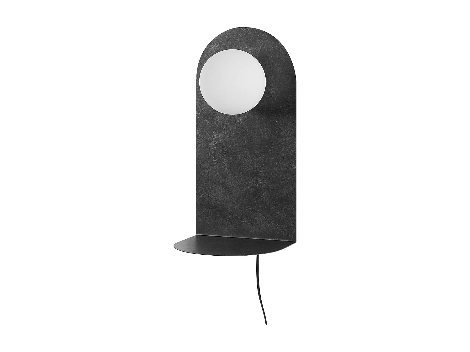 Lampa ścienna MAPI Z półką Metal Grafitowy 1869187 - obrazek 1