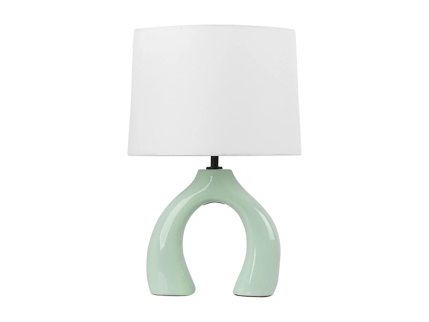 Lampa stołowa ABBIE Ceramika Jasnozielony 1966343 - obrazek 1