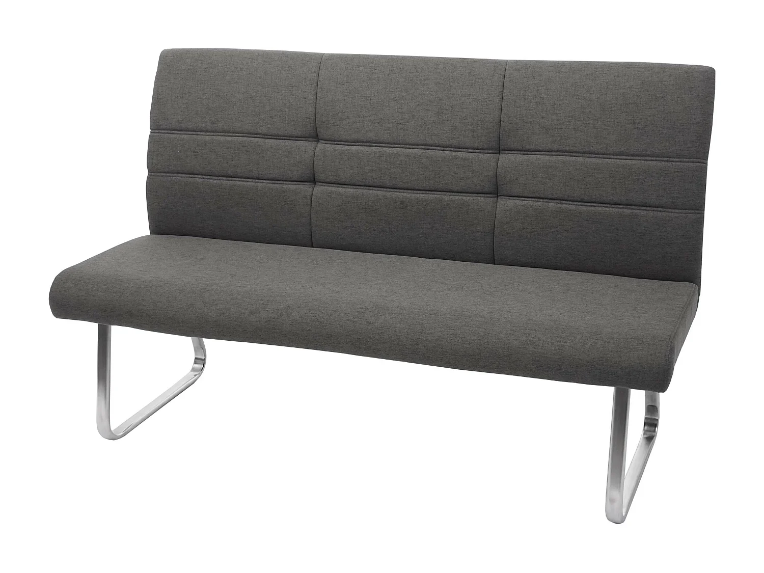 Ławka MCW-G55, szaro-brązowy 180cm 2157941 - obrazek 1