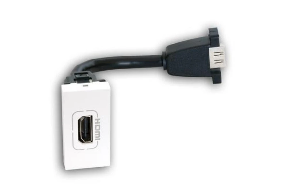 MOSAIC Gniazdo HDMI typu A z przewodem białe 78778 - obrazek 3