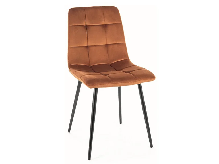 Krzesło tapicerowane MILA VELVET cynamonowe 2355705 - obrazek 1