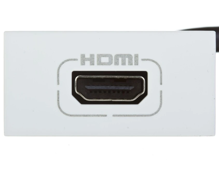 MOSAIC Gniazdo HDMI typu A z przewodem białe 78778 - obrazek 2