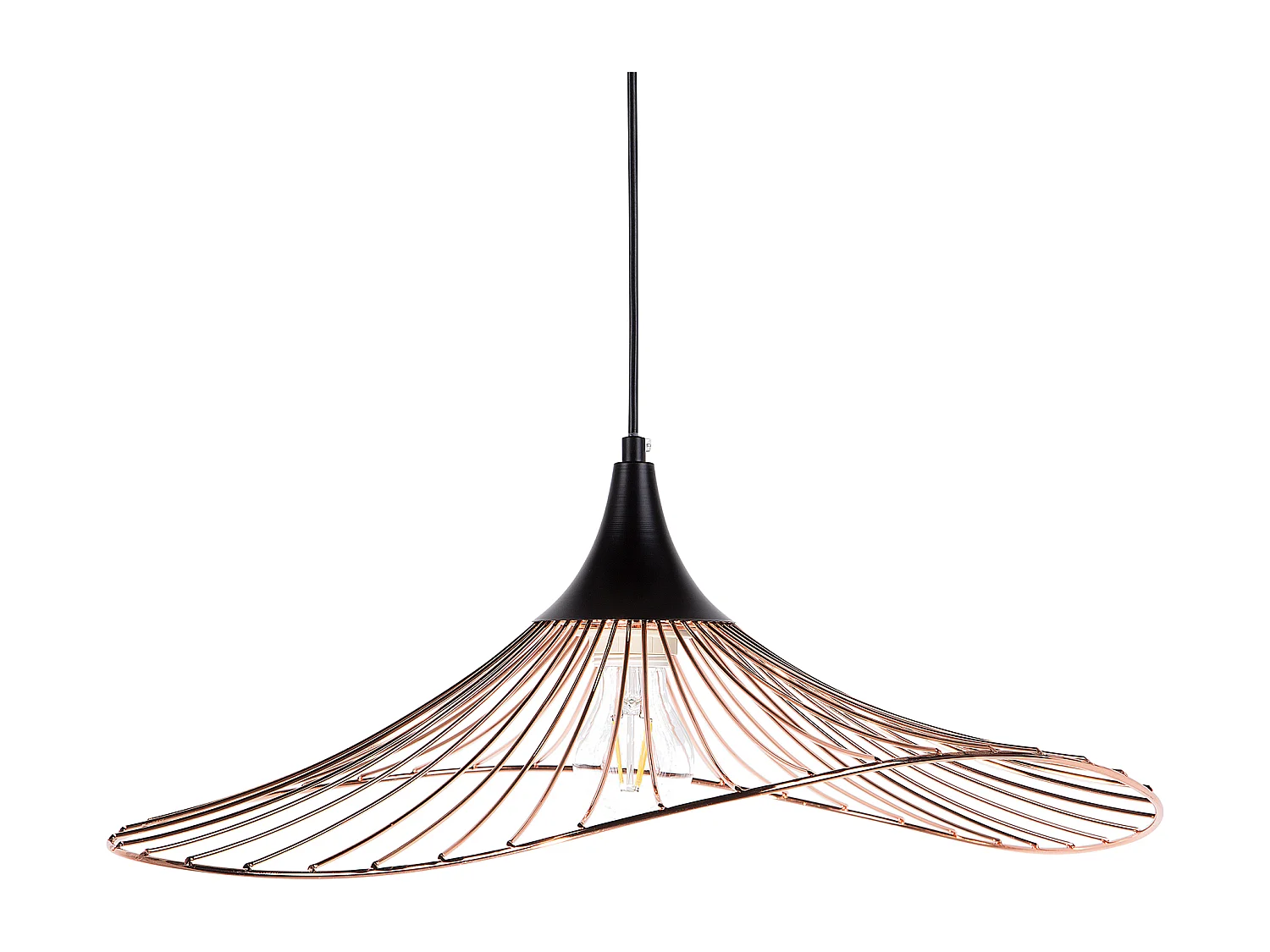 Lampa wisząca MAZARO Metal Miedziany 151569 - obrazek 1