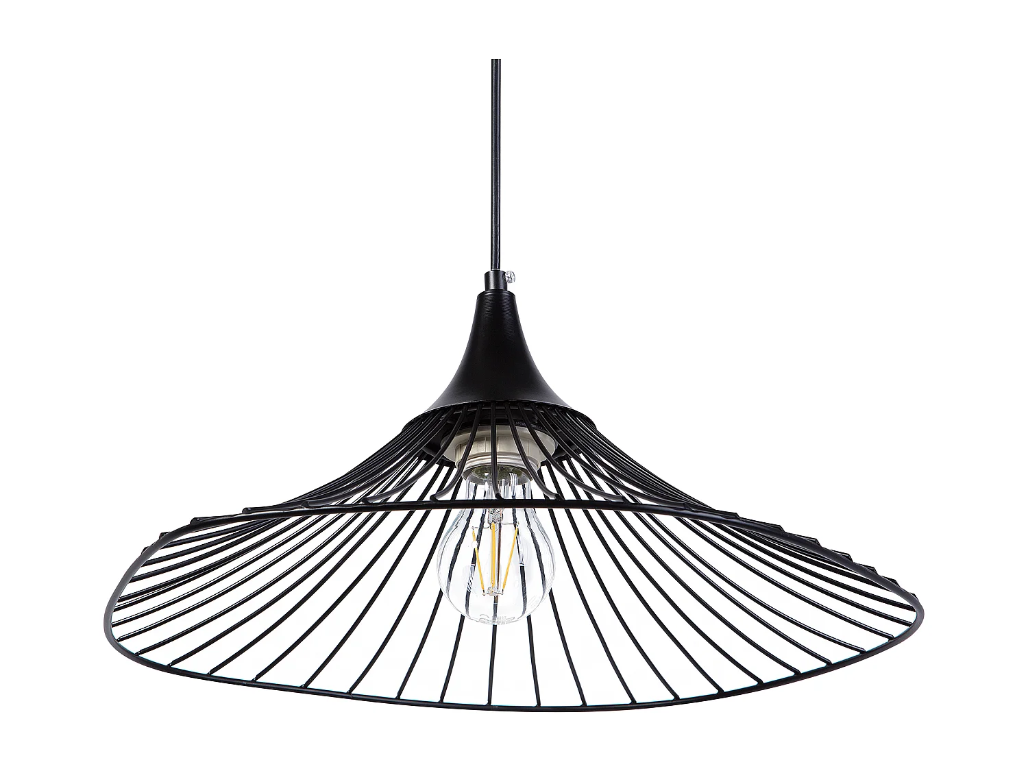 Lampa wisząca MAZARO Metal Czarny 151247 - obrazek 1
