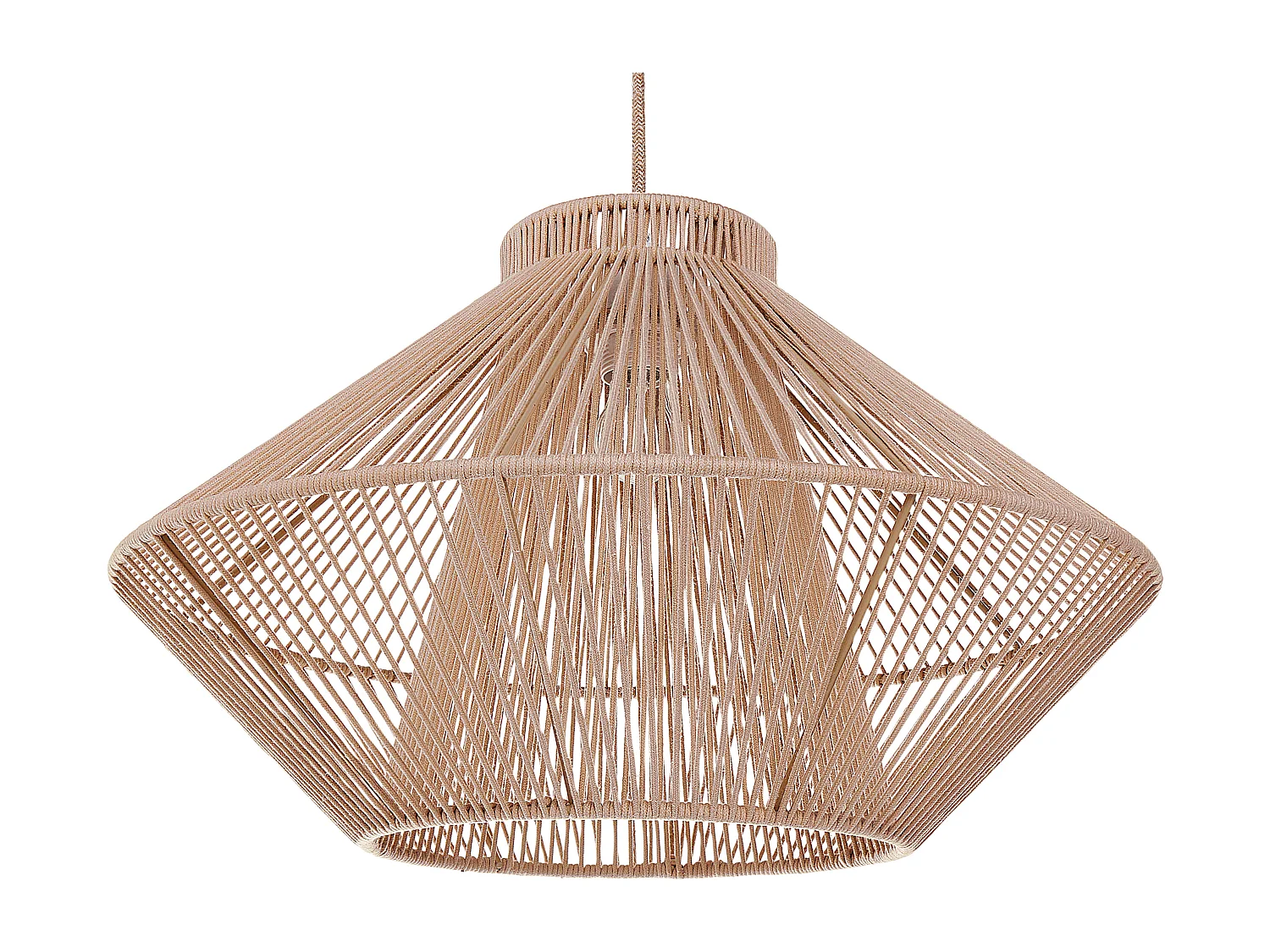 Lampa wisząca PALMETTO Bawełna Beżowy 1966399 - obrazek 1