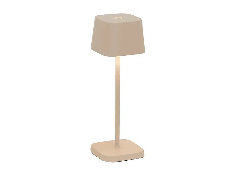 Lampa stołowa LED Zafferano OFELIA PRO MICRO z możliwością ładowania i ściemniania w kolorze piaskowym 3581628 - obrazek 1