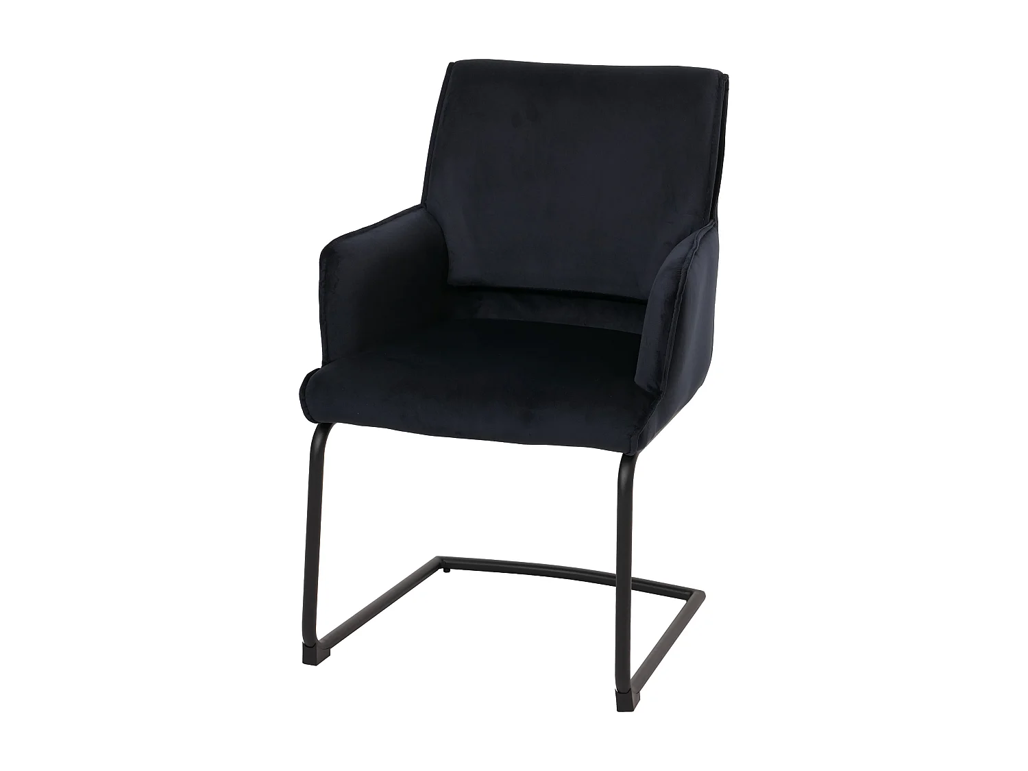 Krzesło wspornikowe MCW-N60, antracytowo-niebieski 3596205 - obrazek 1