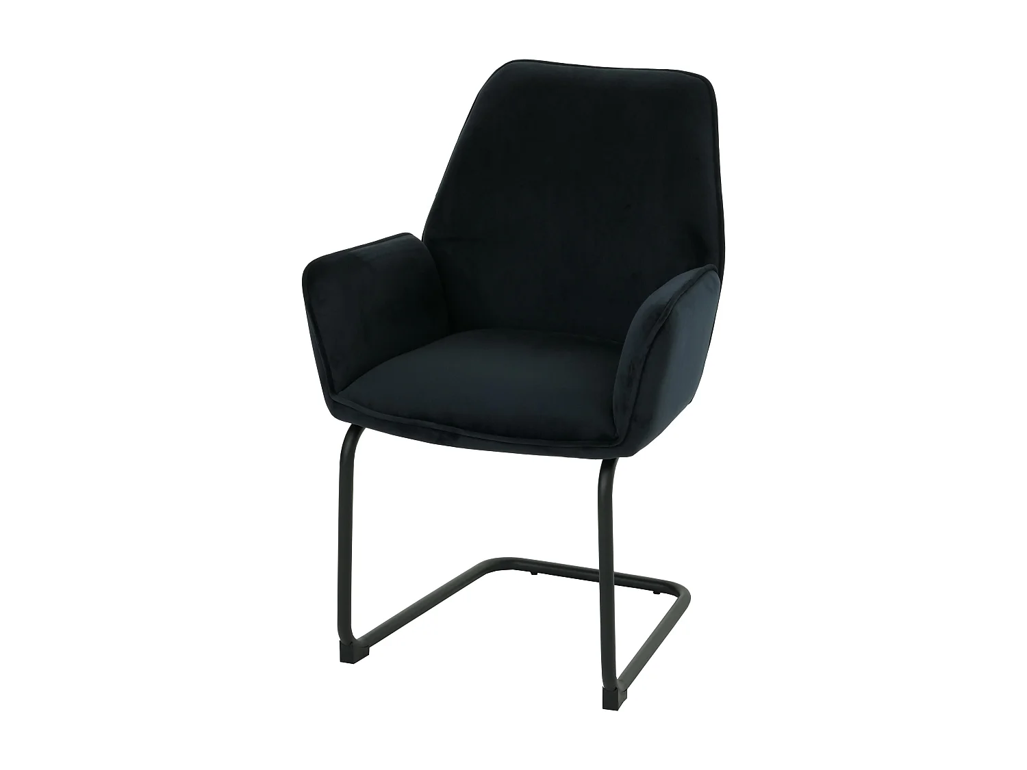 Krzesło wspornikowe MCW-G67, antracytowo-niebieski 3596204 - obrazek 1