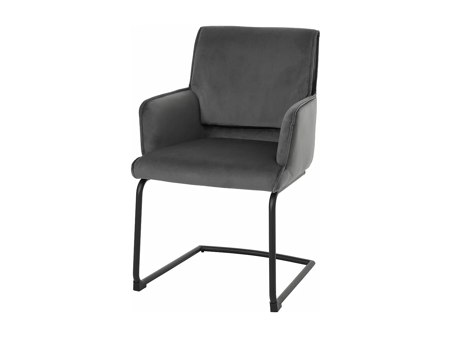 Krzesło wspornikowe MCW-N60, ciemnoszary 3596211 - obrazek 1