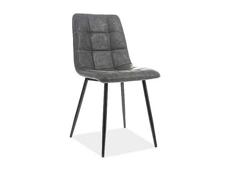 Krzesło LOOK szare/czarne 3639386 - obrazek 1