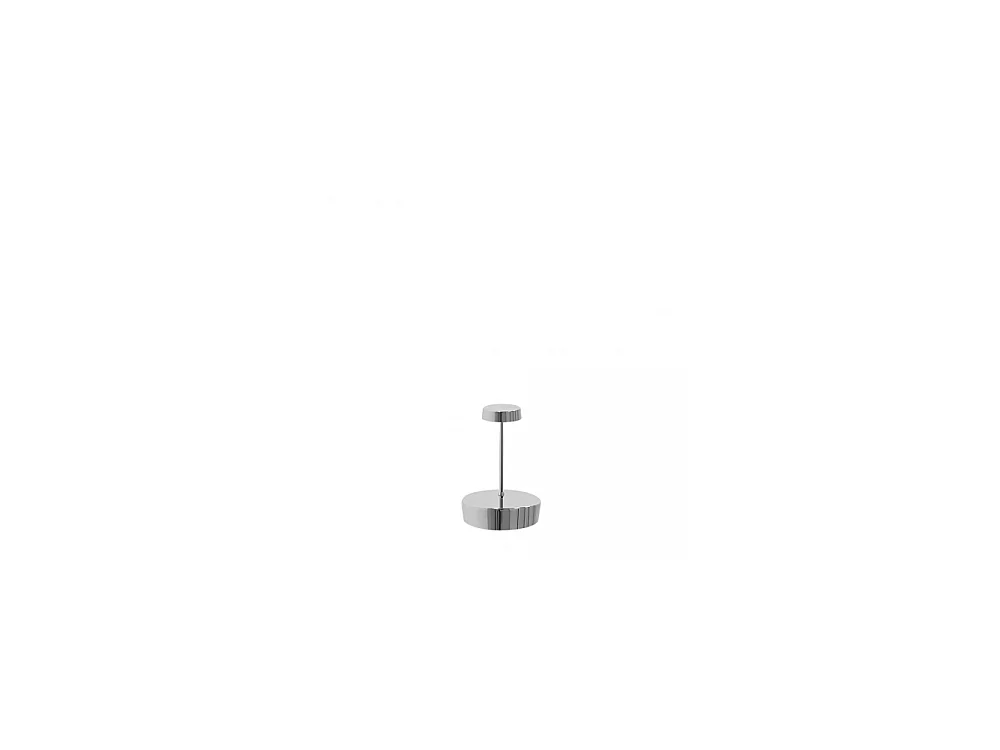 Lampa stołowa Swap mini pro LED, polerowany chrom, akumulatorowa i ściemnialna 3037706
