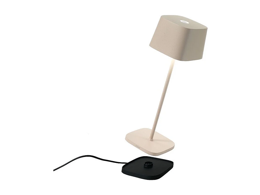 Lampa stołowa LED Ofelia Pro Sand, akumulatorowa i ściemnialna 3037758