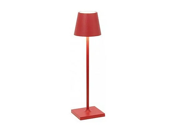 Lampa stołowa LED Poldina Pro Micro Red z możliwością ładowania i ściemniania, z czasem pracy baterii do 12 godzin 3037767 - obrazek 1