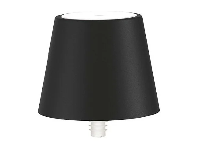 Lampa LED Poldina STOPPER marki Zafferano, przenośna i ładowalna, w kolorze czarnym, z czasem pracy na baterii do 12 godzin. 3584892