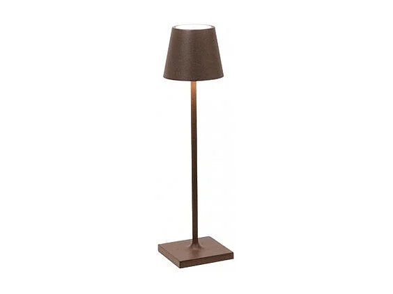 Lampa stołowa LED Poldina Pro Micro Corten, ładowalna i ściemnialna, z czasem pracy na baterii do 12 godzin. 3037793 - obrazek 1