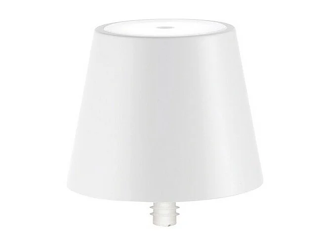 Lampa LED Poldina STOPPER marki Zafferano, przenośna i ładowalna, w kolorze białym, z czasem pracy na baterii do 12 godzin. 3584898 - obrazek 1