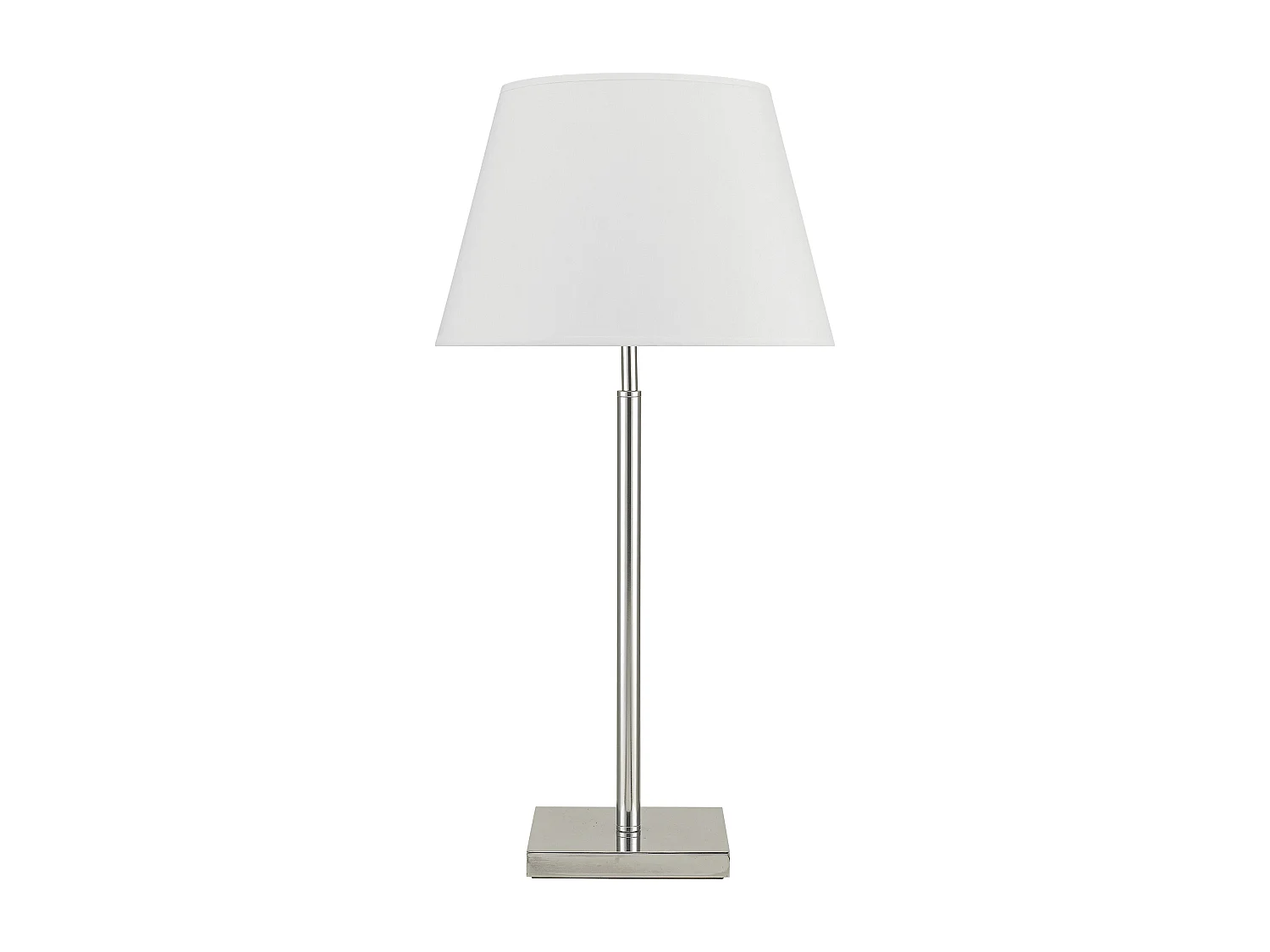 Lampa sto?owa FIRENZE w stylu klasycznym - Wysoko?? 64 cm - E27 60W - kabel 2 metry - w??czanie i wy??czanie - IP20 - stal i biel 3714781 - obrazek 1