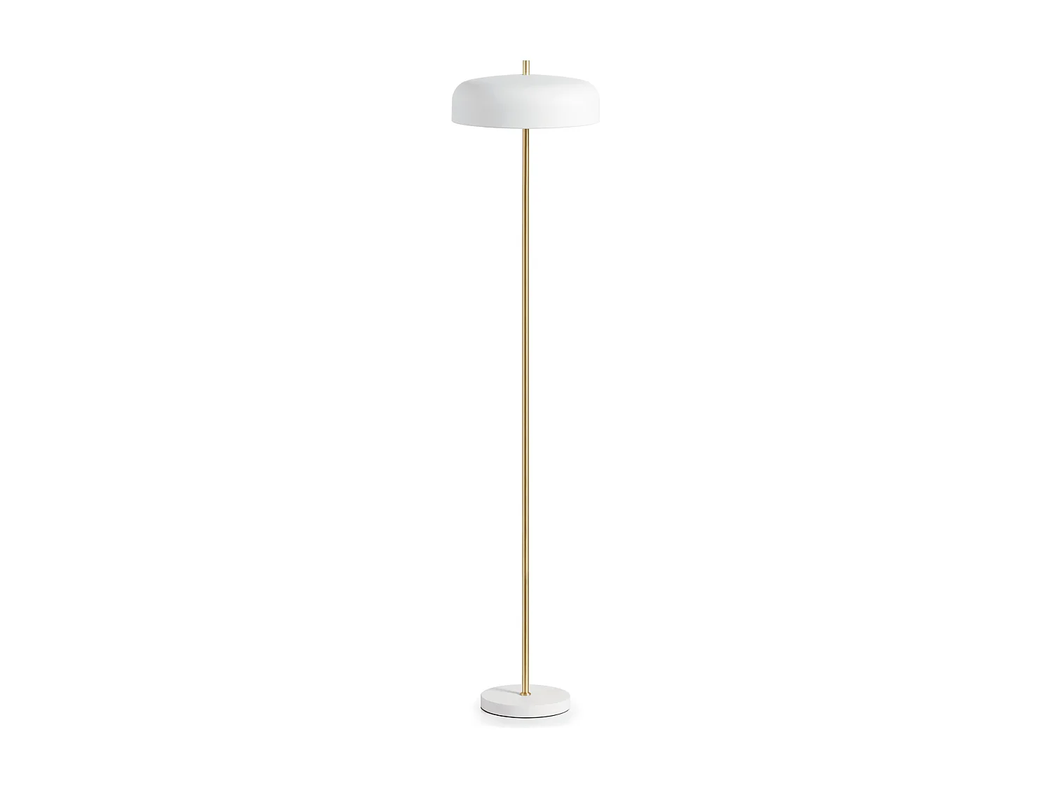 Lampa sto?owa TAICHI w nowoczesnym stylu - H45 cm - 2x E27 40W - kabel 2 metry - w??czanie i wy??czanie - stal - bia?y i z?oty - IP20 3714794 - obrazek 1