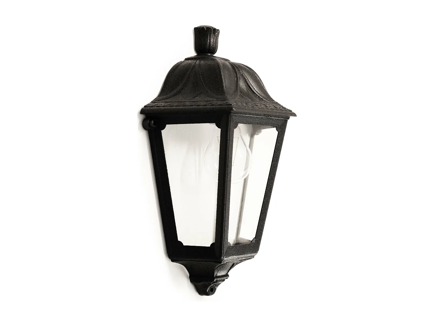 Lampa ?cienna INDURA MEDIUM 6 styl klasyczny – wys. 35 cm x szer. 22 – E27 42W – ?ywica – IP55 – czarny 3715073