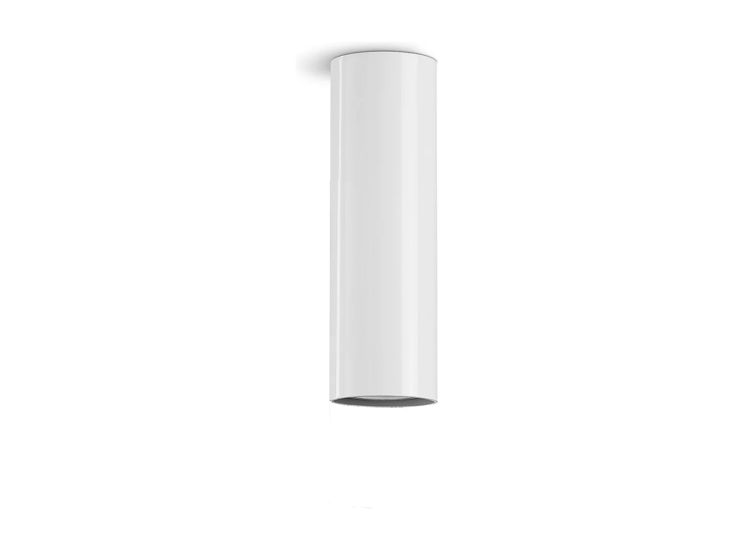 Lampa sufitowa TANIA w stylu nowoczesnym - wys. 17 cm x g?. 5,5 cm - GU10 50W - stalowo-bia?a - IP20 3715175 - obrazek 1