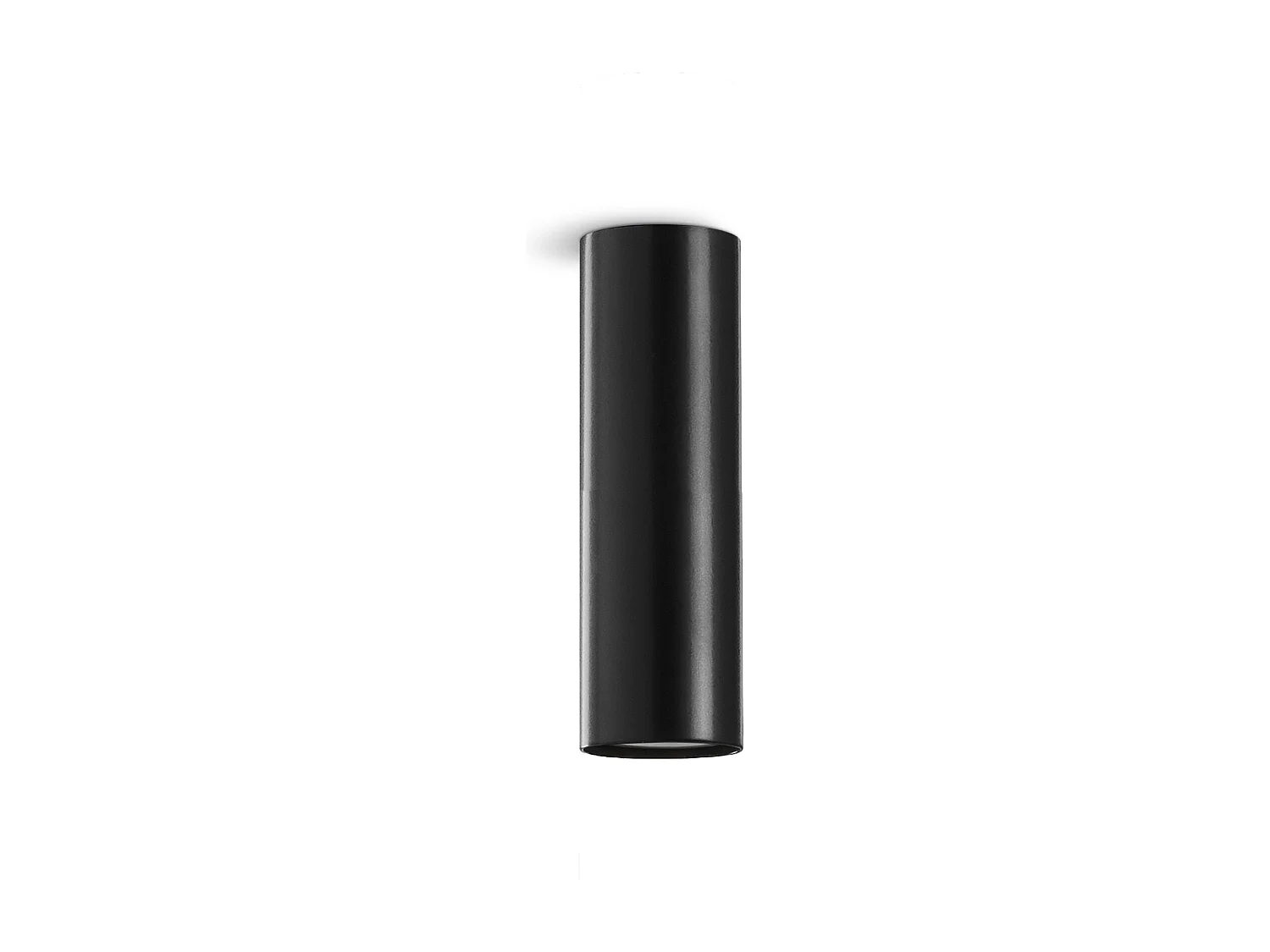 Lampa sufitowa TANIA w stylu nowoczesnym - wys. 17 cm x g?. 5,5 cm - GU10 50W - stal i kolor czarny - IP20 3715057 - obrazek 1