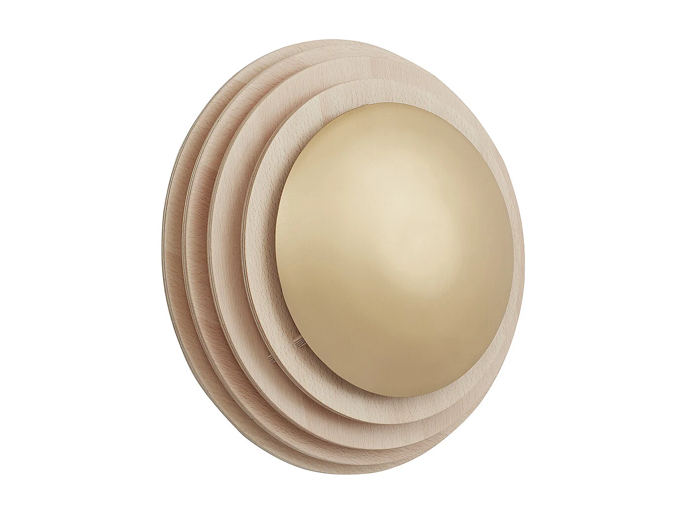 Lampa ?cienna TEC w stylu skandynawskim i nowoczesnym w drewnie – D. ø42 cm – GX53 LED T2 – 10W – 1200lm – 3000k – IP20 3748084