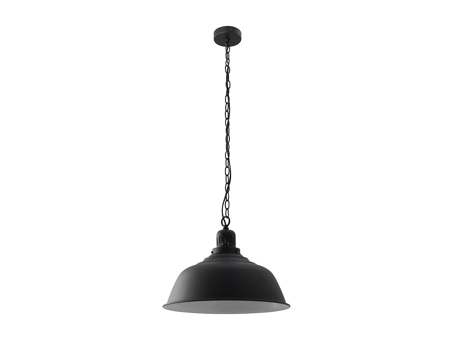 Lampa sufitowa VINTAGE w stylu industrialnym i nowoczesnym - wys. 135 cm x g?. 37,5 cm - E27 60W - stal i kolor czarny - ip20 3748113 - obrazek 1