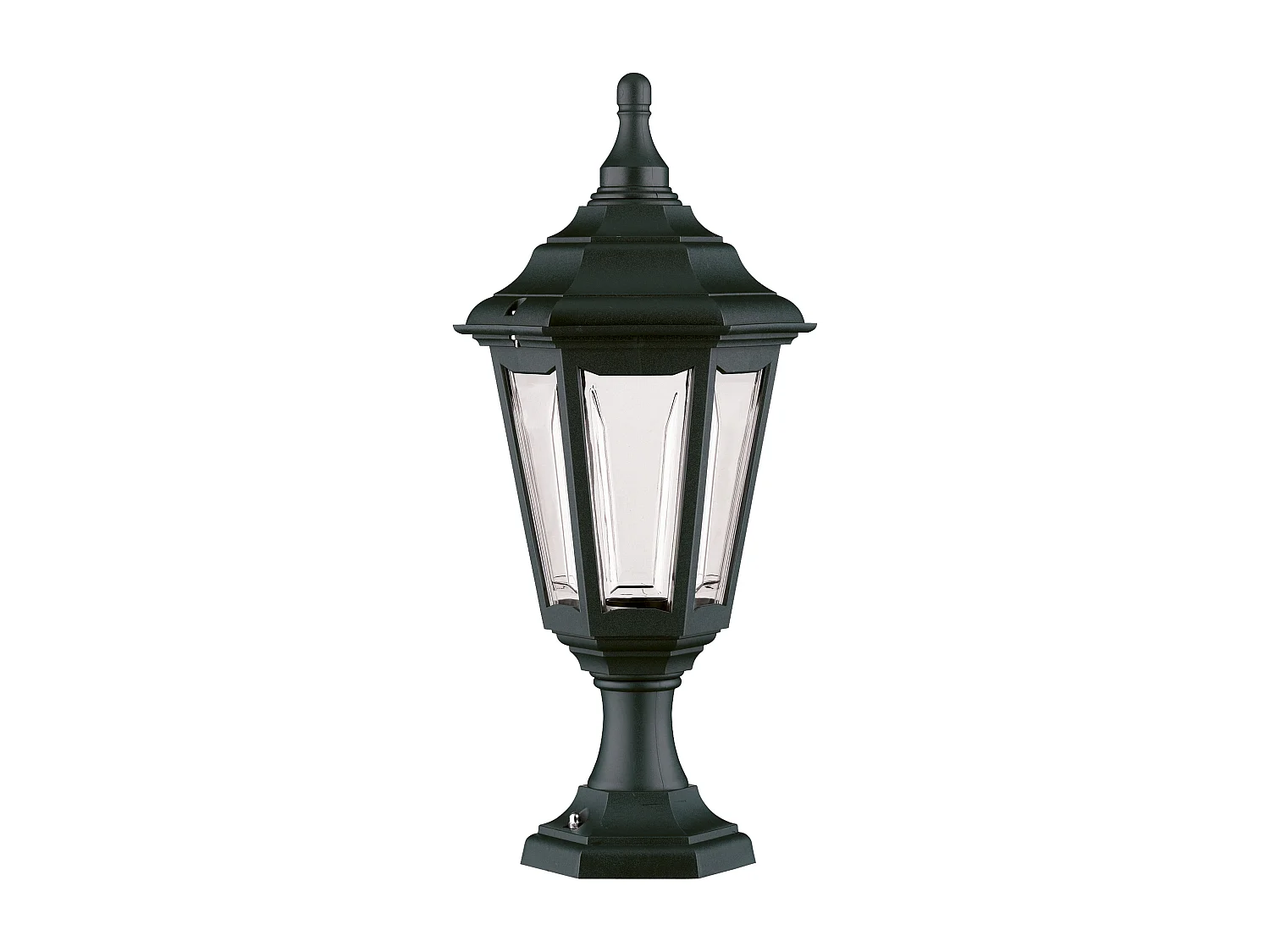Lampa zewn?trzna CLIC-CLAC 6 w stylu klasycznym - Wysoko?? 44 cm - E27 42W - poliamid - ip44 - czarny 3767576 - obrazek 1