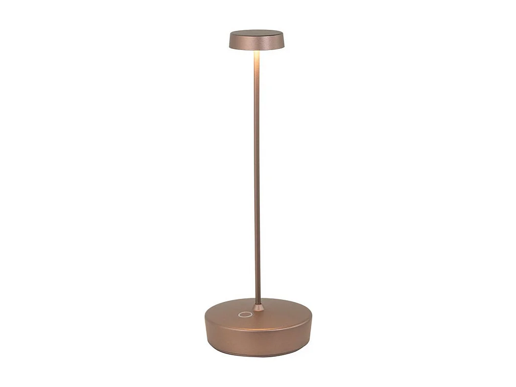 Lampa stołowa Swap LED w matowym brązie, z możliwością ładowania i ściemniania, z czasem pracy baterii do 12 godzin. 3769192 - obrazek 1