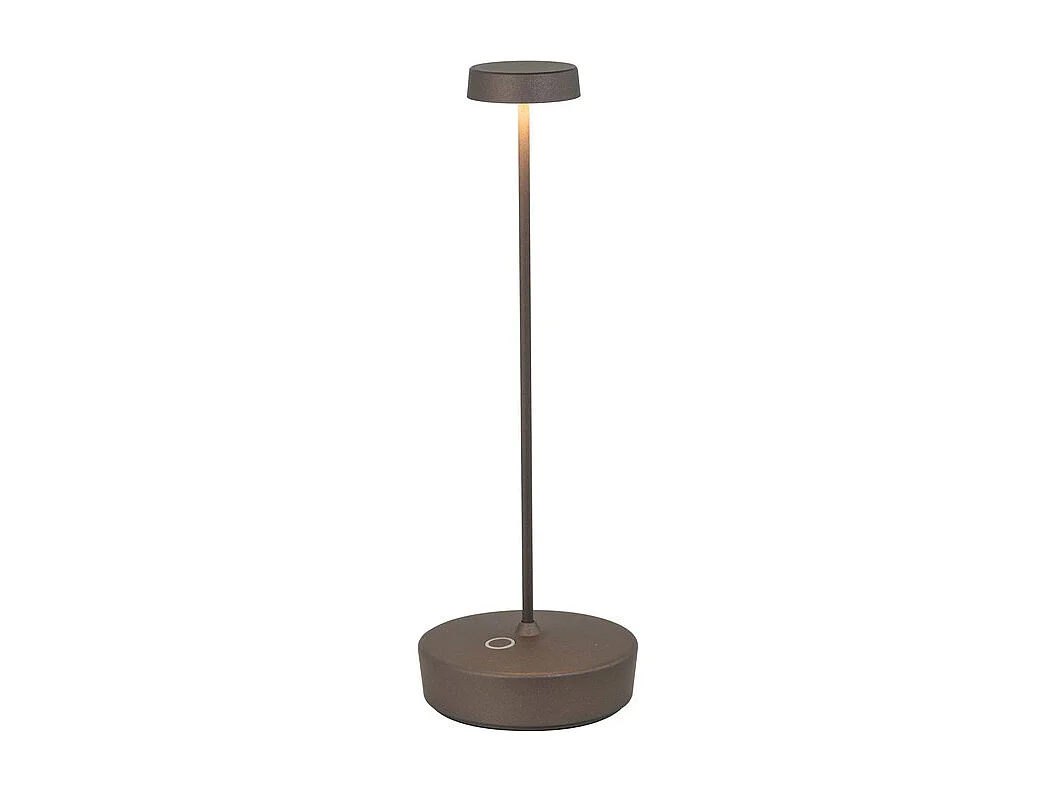Matowa, tytanowa, ładowalna i ściemnialna lampa stołowa LED Swap z czasem pracy baterii do 12 godzin 3769190 - obrazek 1