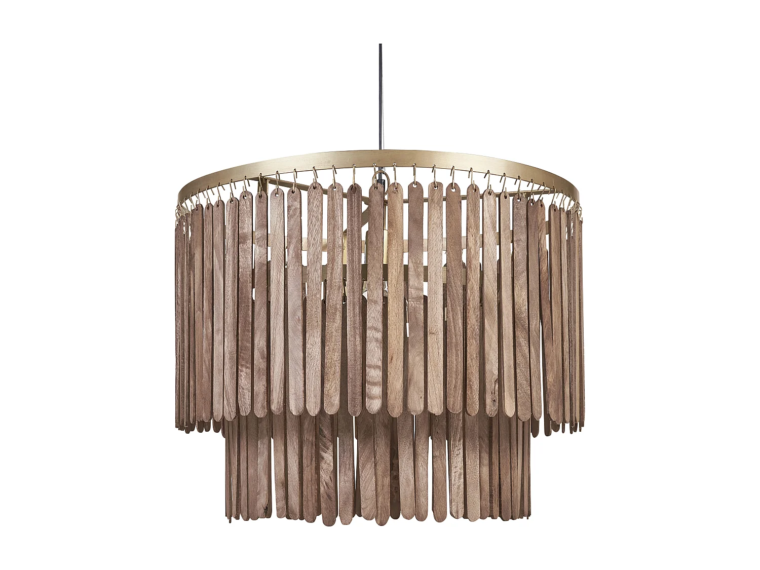 Lampa wisząca KAVERI Drewno Brązowy 1630265 - obrazek 1