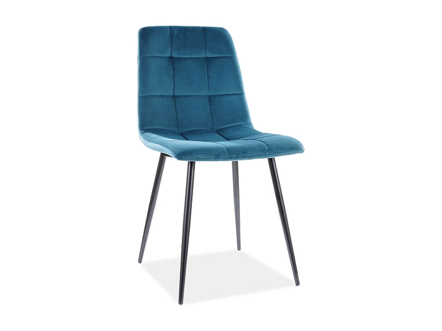 Krzesło MILA VELVET turkusowe 2355845 - obrazek 1