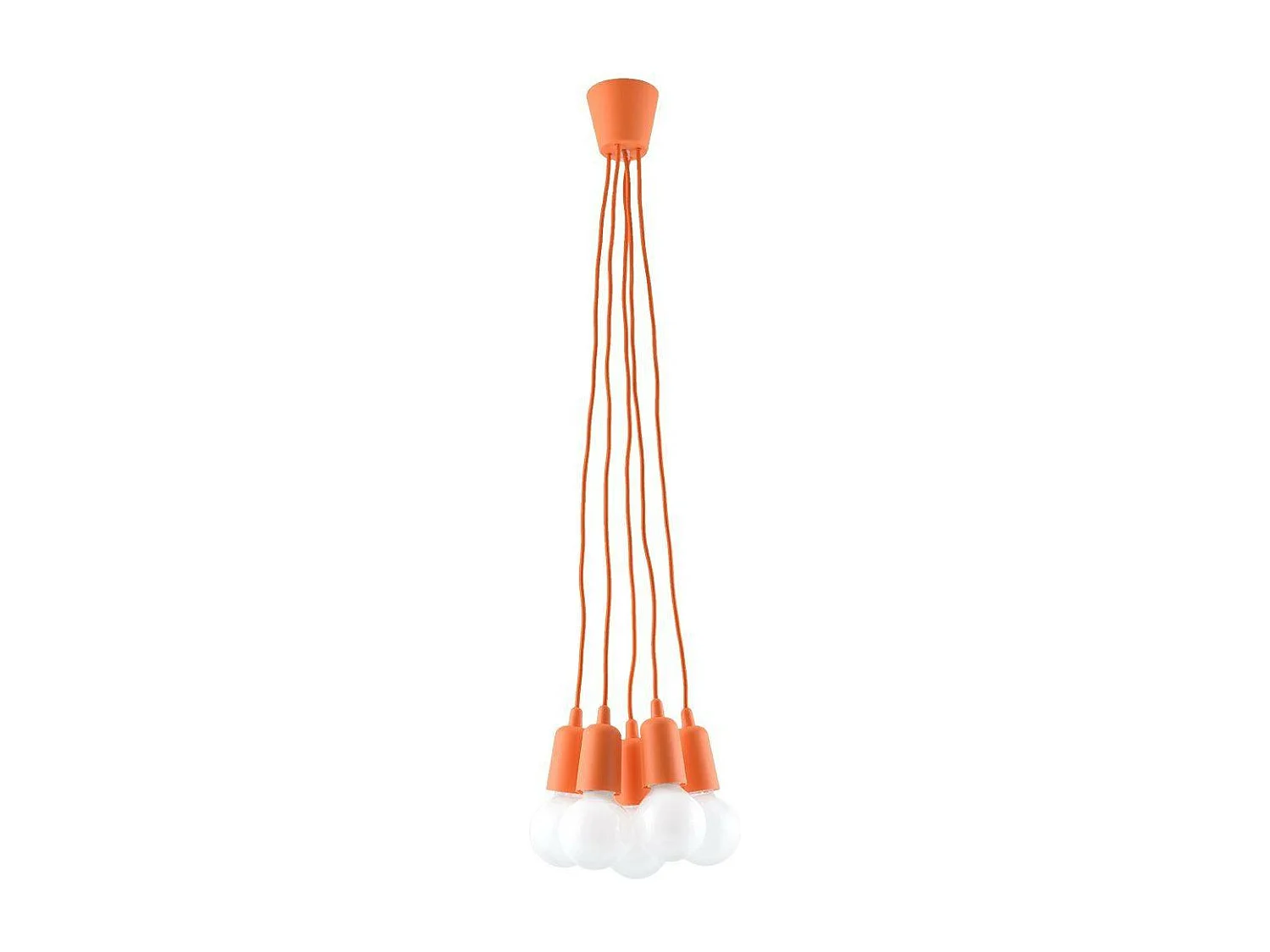 Lampa wisząca DIEGO 5 pomarańczowa 1358487 - obrazek 1