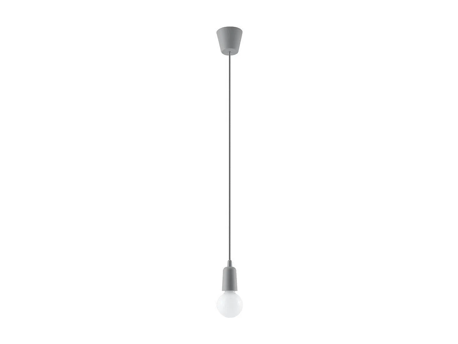 Lampa wisząca DIEGO 1 szara 1358497 - obrazek 1