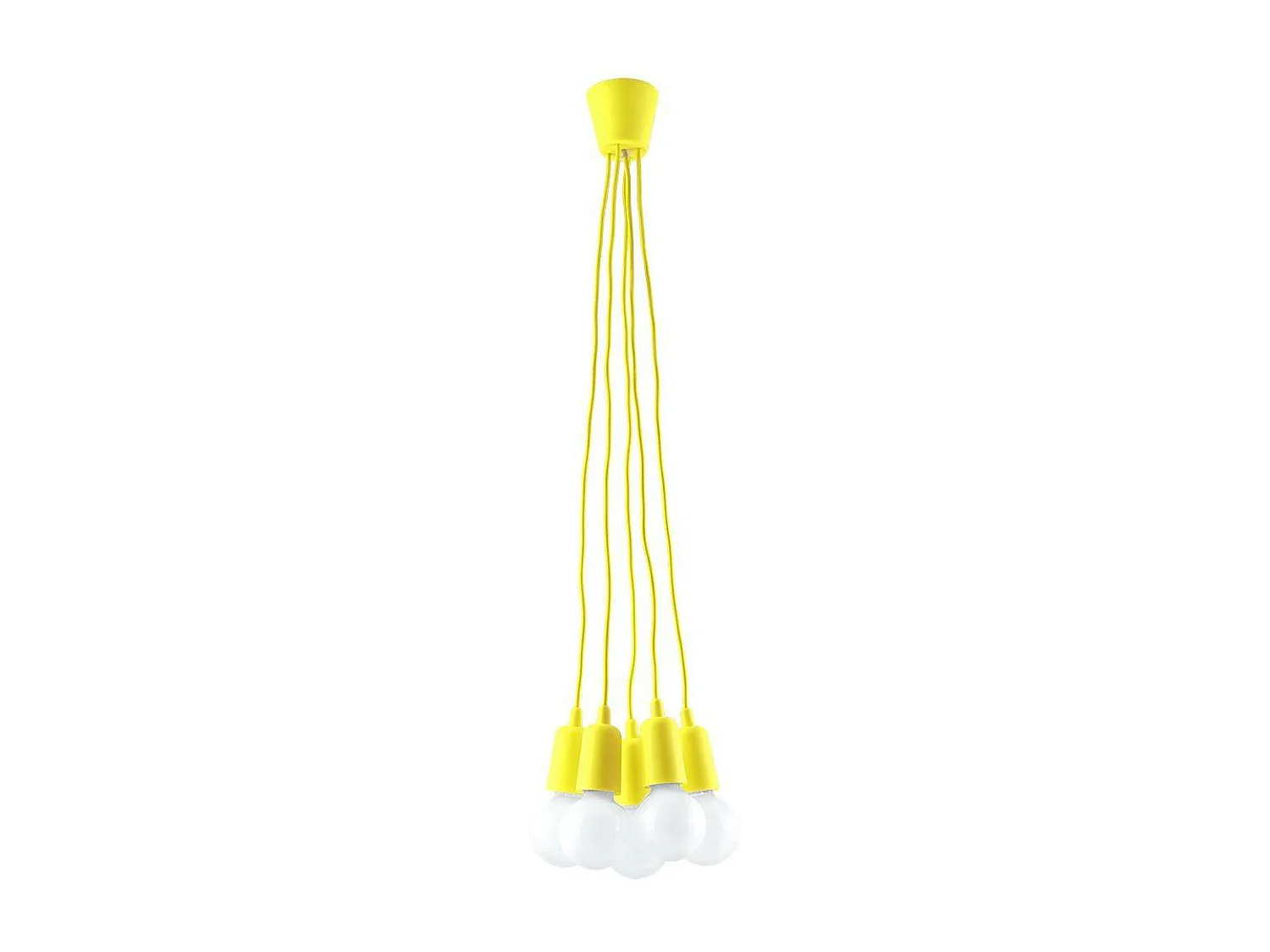 Lampa wisząca DIEGO 5 żółta 1358499 - obrazek 1