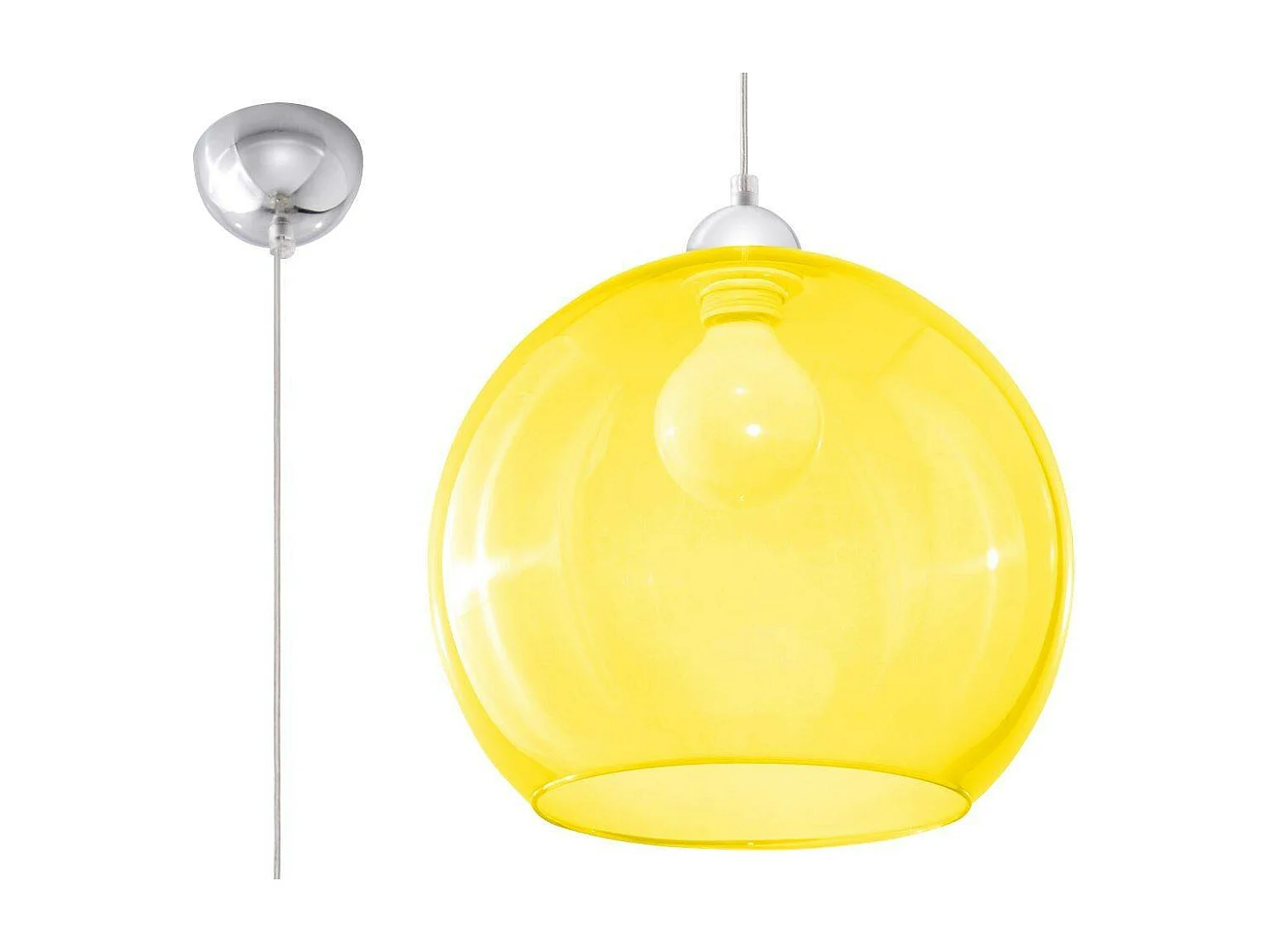 Lampa wisząca BALL żółta 1358519 - obrazek 1