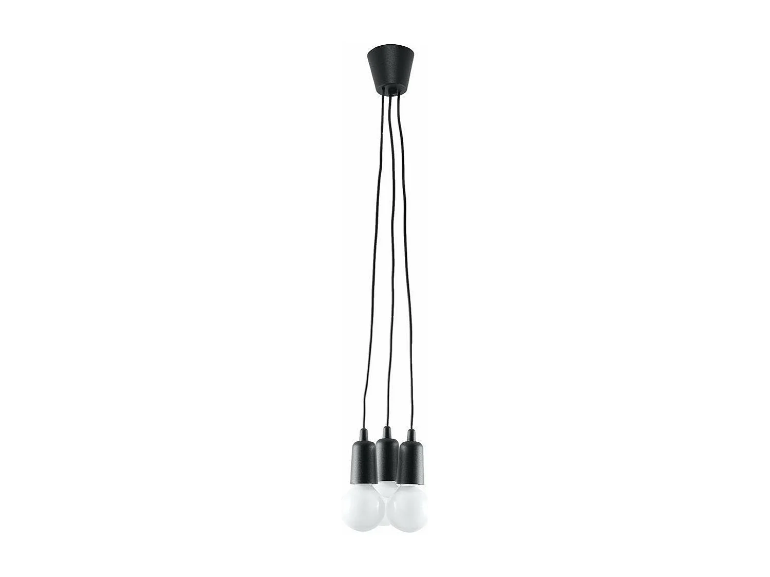 Lampa wisząca DIEGO 3 czarna 1358559 - obrazek 1