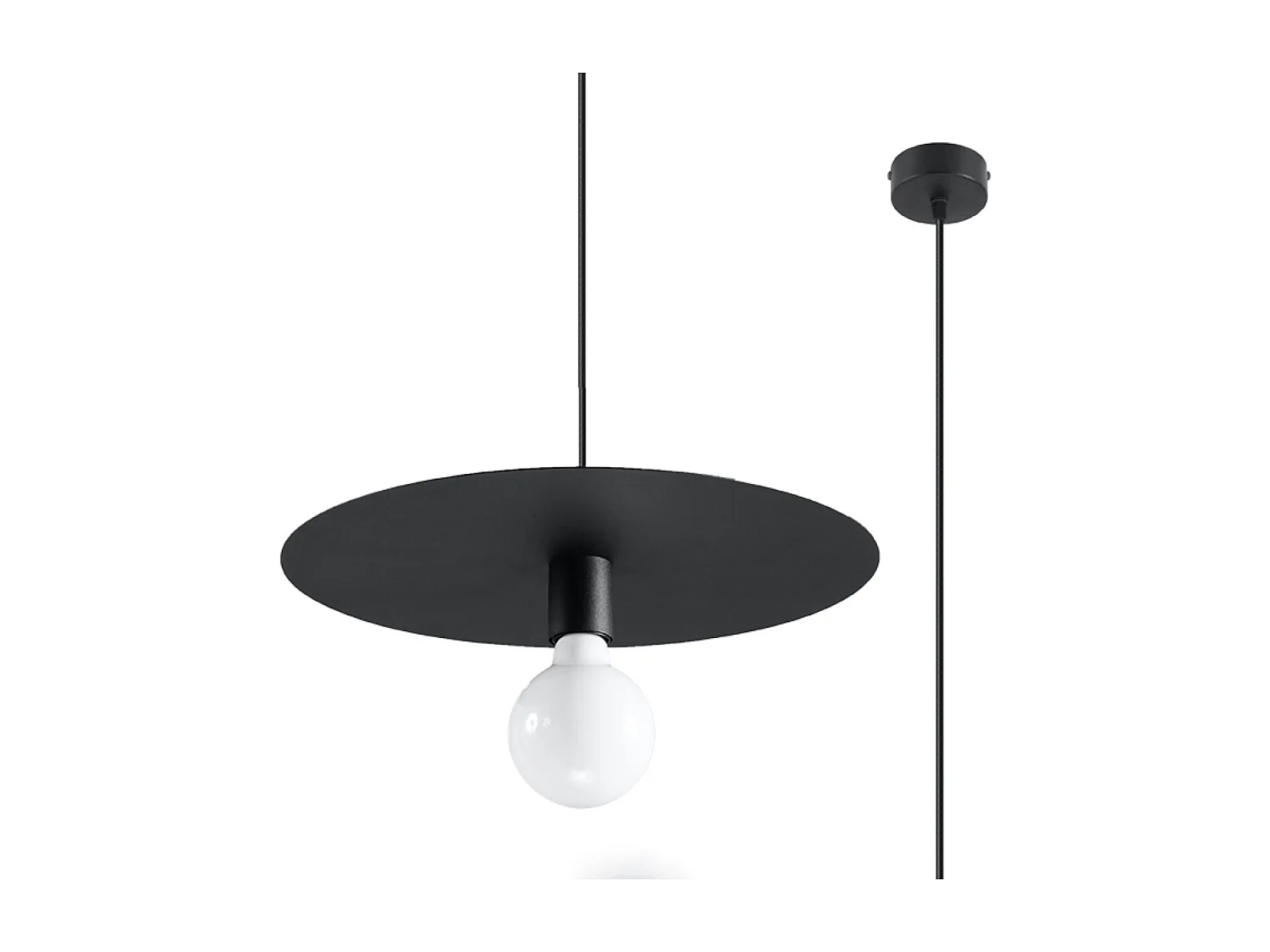 Lampa wisząca FLAVIO czarna 1358593 - obrazek 1
