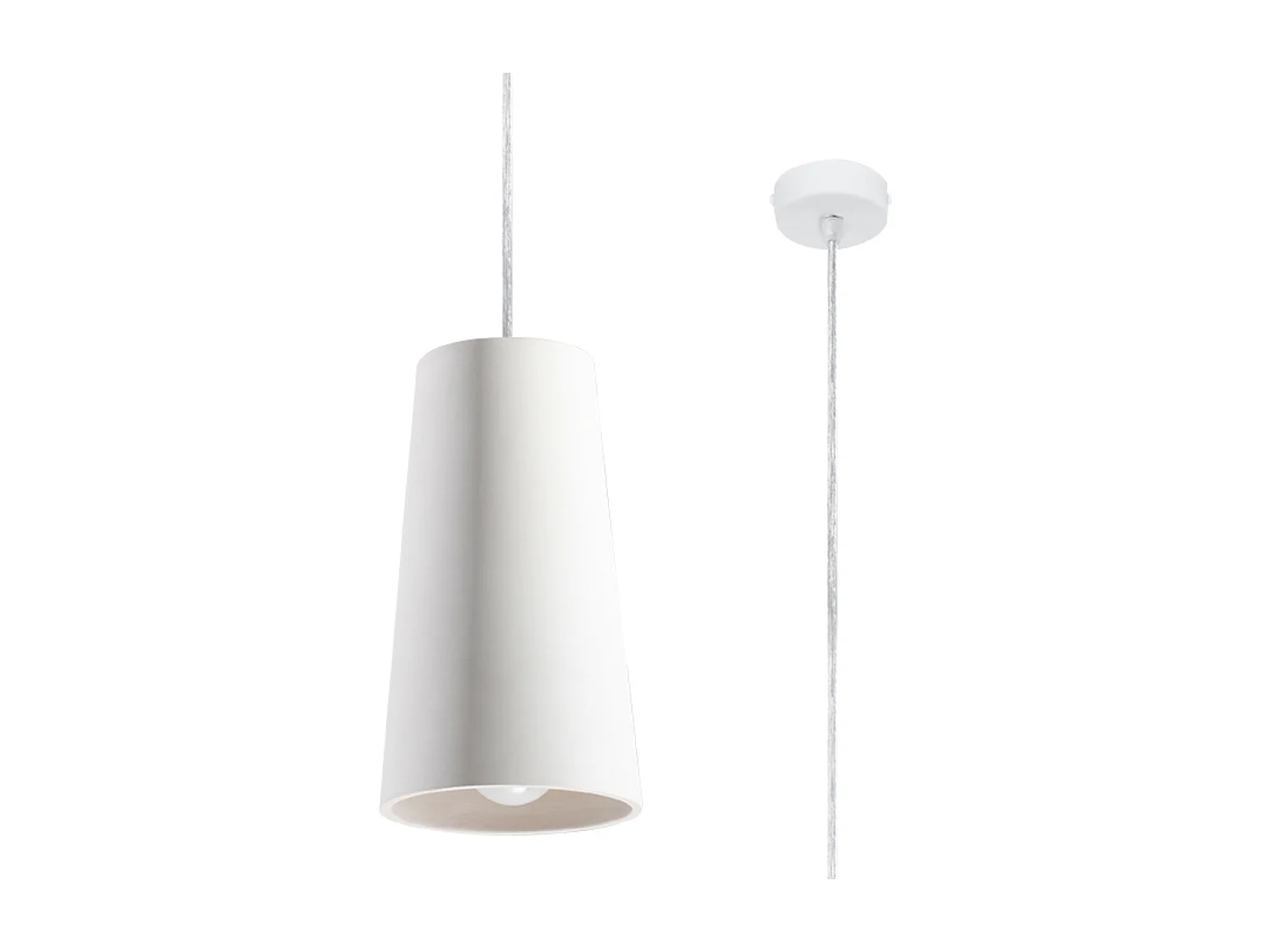 Lampa wisząca ceramiczna GULCAN biała 1358639 - obrazek 1
