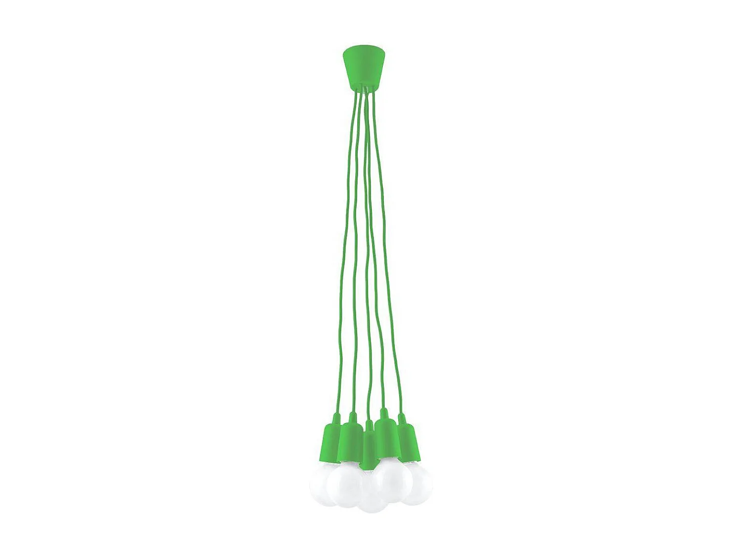 Lampa wisząca DIEGO 5 zielona 1358795 - obrazek 1