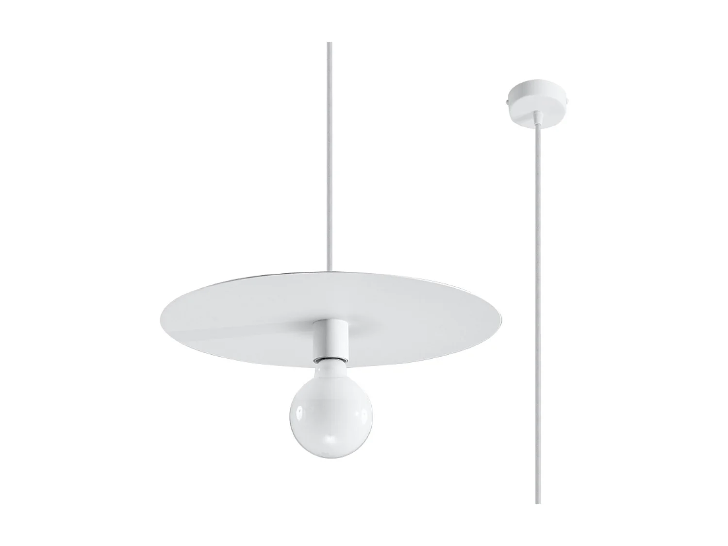 Lampa wisząca FLAVIO biała 1358835 - obrazek 1